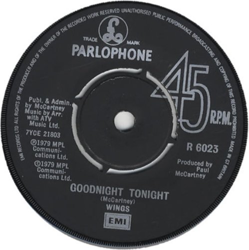 Paul Mccartney And Wings - Goodnight Tonight