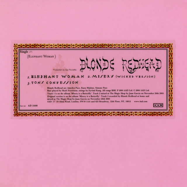 Blonde Redhead - Elephant Woman