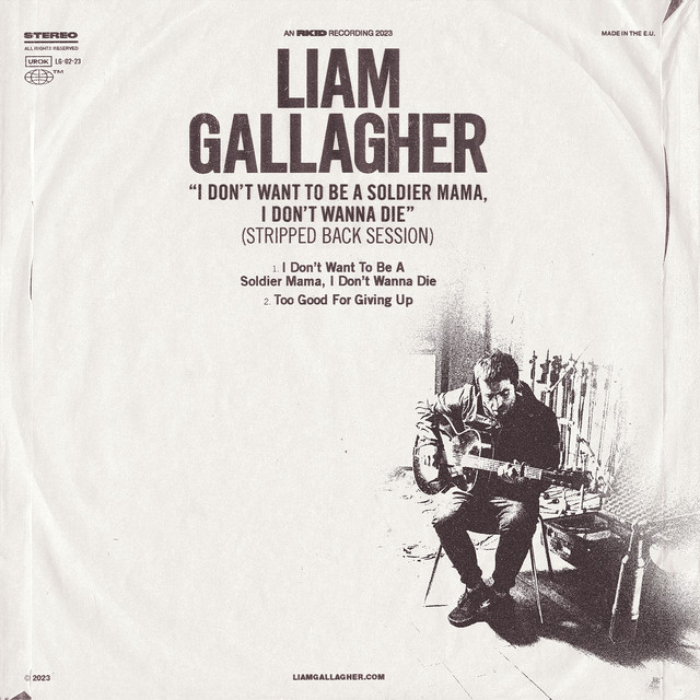 Liam Gallagher - I Don't Want To Be A Soldier Mama, I Don't Wanna Die (Apple Music Home Session)