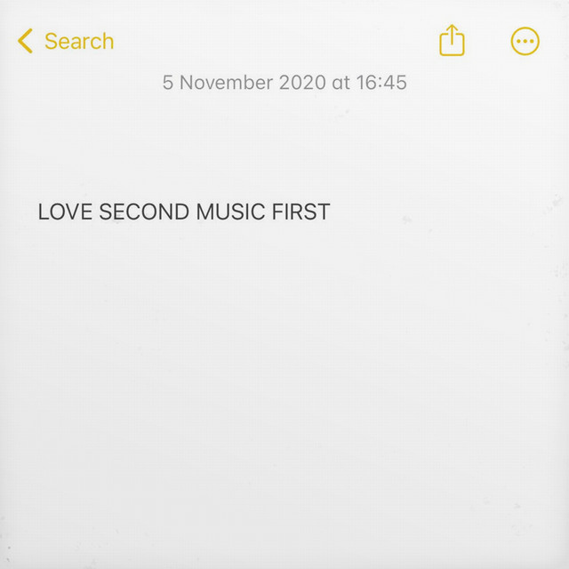 Self Esteem - Love Second Music First