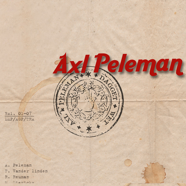 Axl Peleman - Dagget Wet