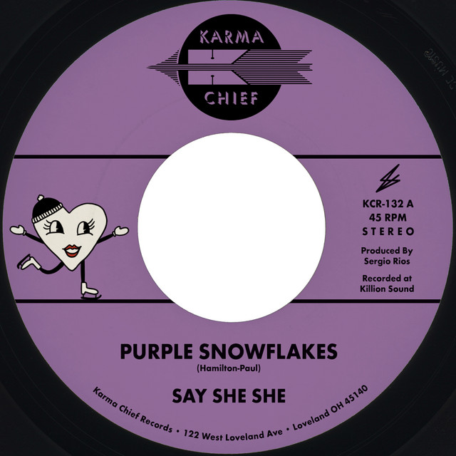 Say She She - Purple Snowflakes