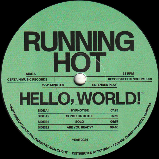 Running Hot - Song For Bertie