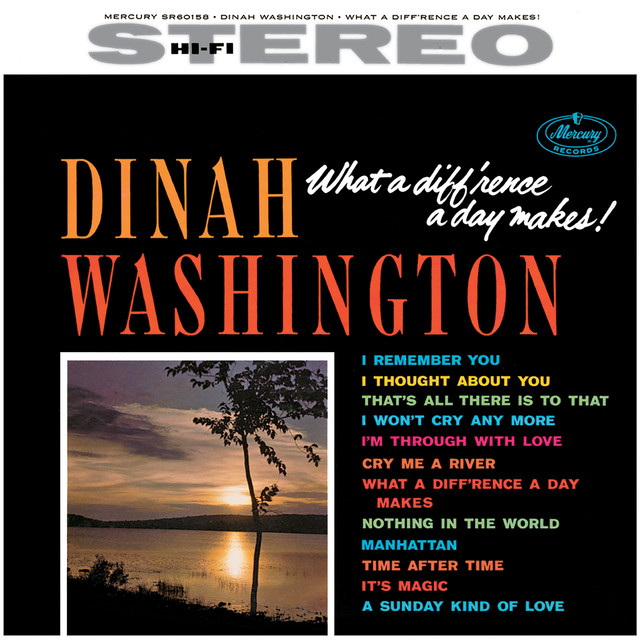 Dinah Washington - A Sunday Kind Of Love