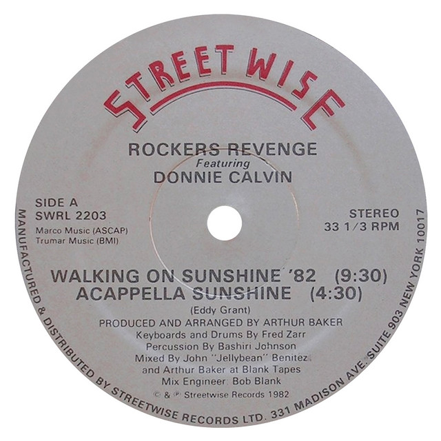 Donnie Calvin - Walking on sunshine (Albumversie)
